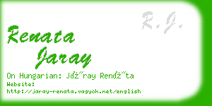 renata jaray business card